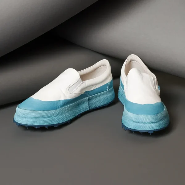 Loafers^Shoto 9786 White-Green