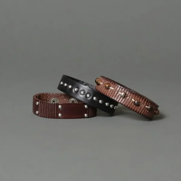 Men'S Clothing^Alberto Luti Beads Mid-Brown