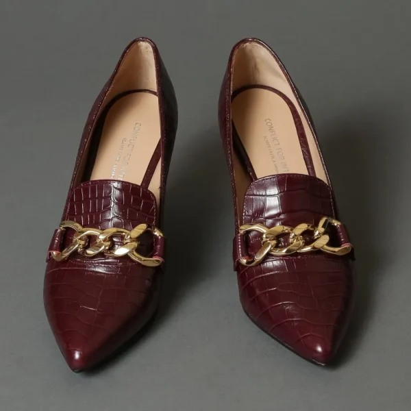 Heels^Conflict For Interest 425 Bordeaux