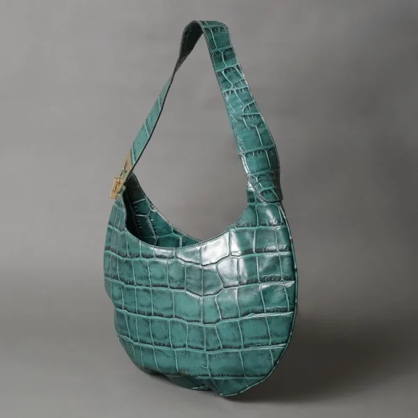 Bags^N.D.B Bags Ines Croc Green