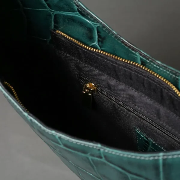 Bags^N.D.B Bags Ines Croc Green