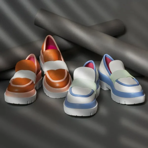 Loafers^Le Babe 336S3 Tan-White