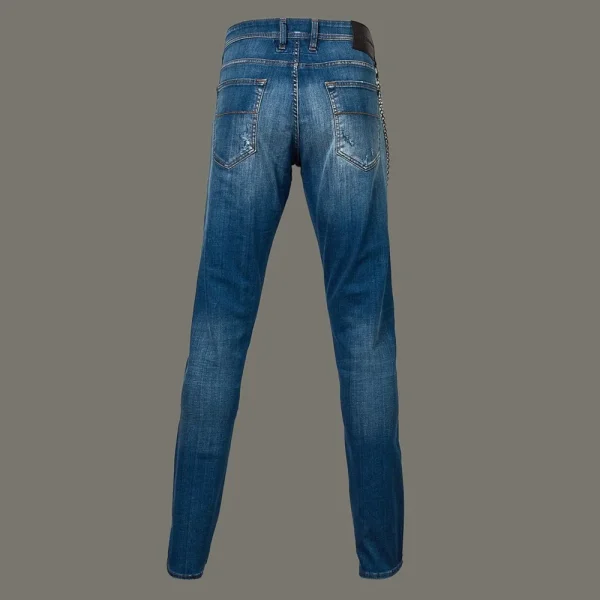 Men'S Clothing^Tramarossa D436 Blue Ripped